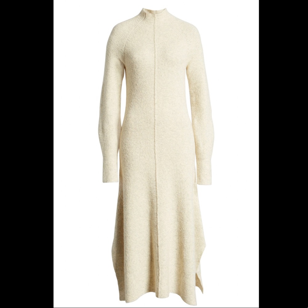 Something Navy Size M Sweater Maxi Dress